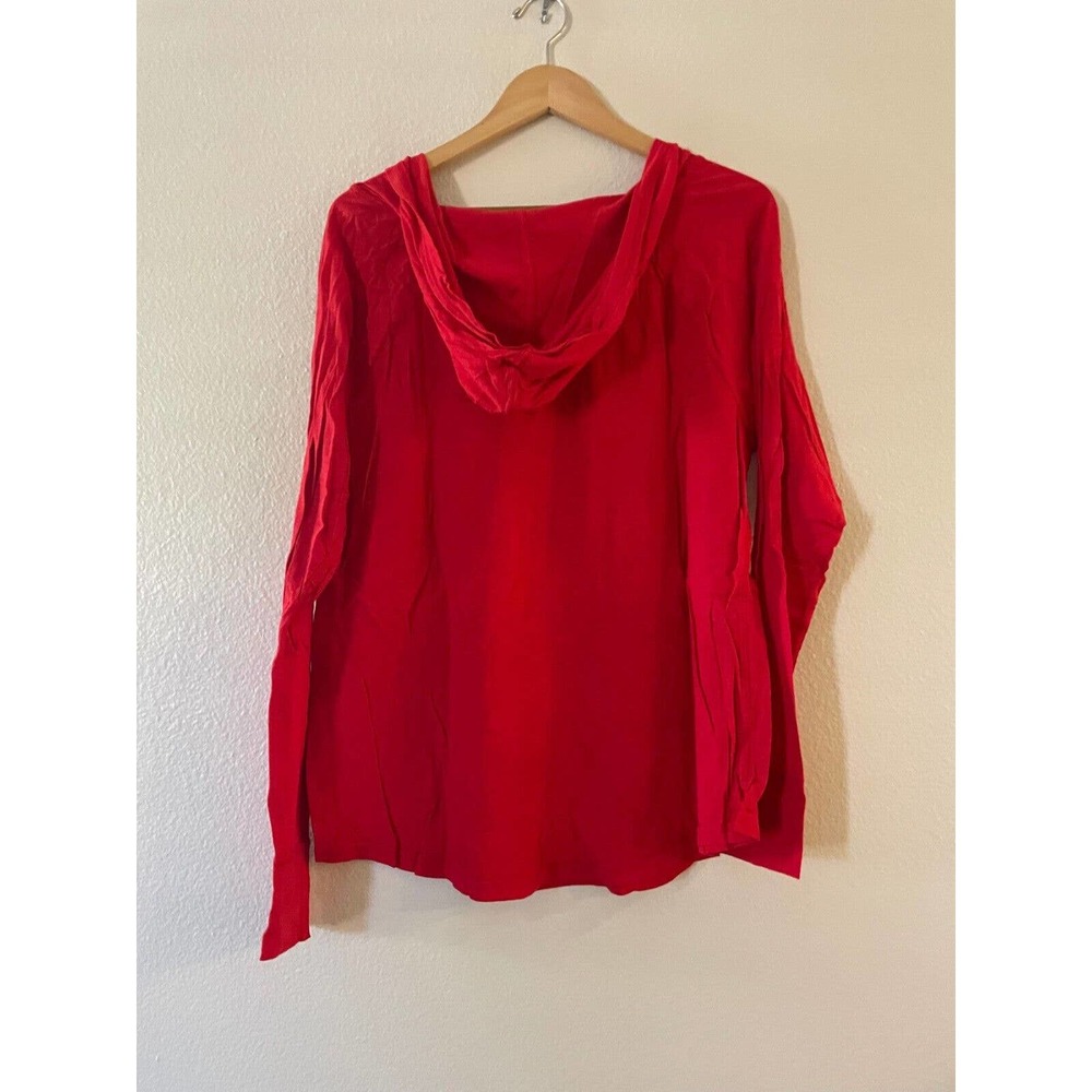 No Boundaries Size XXL 19 Juniors Red Hooded Sweater Top Pockets Pullover Hoodie - Picture 3 of 9